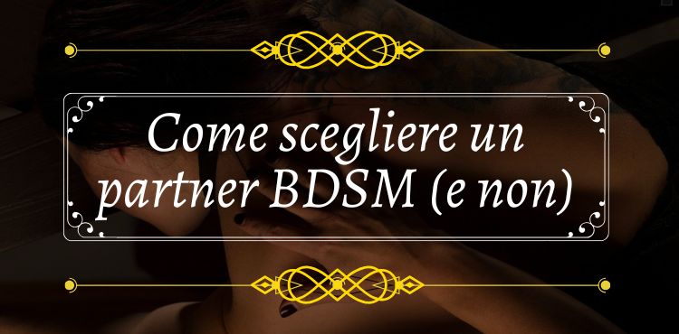 scegliere il partner giusto 
